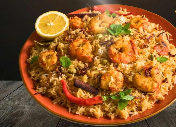 Shrimp Biryani - Dosa Garden Montreal
